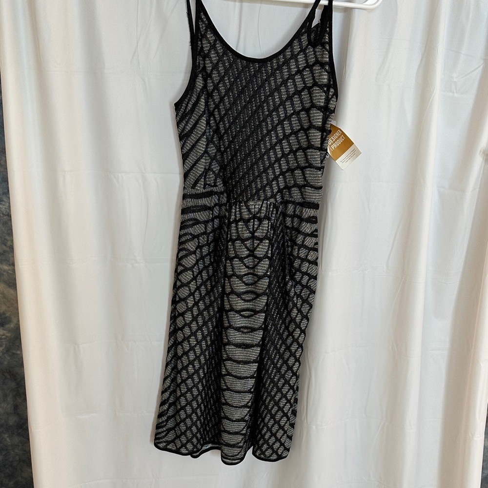 Missoni Black and Gray Mini Dress Sz S - Picture 2 of 8